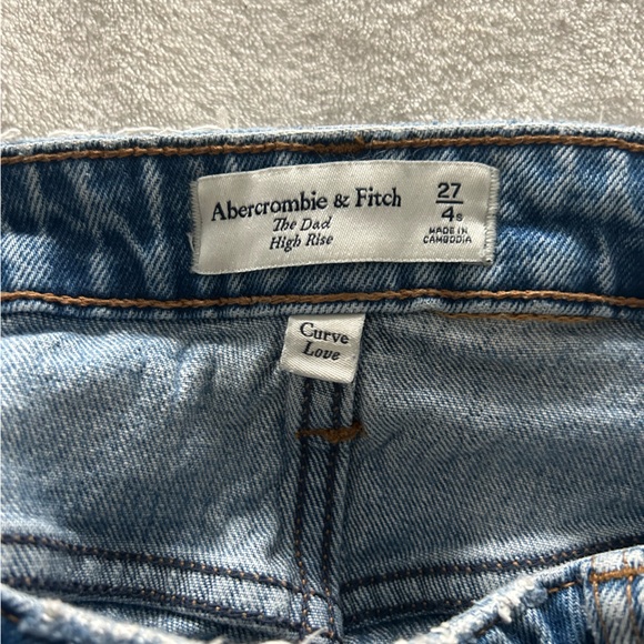 ABERCROMBIE The Dad High Rise Jeans - Curve Love - Picture 5 of 7